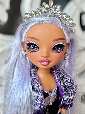 Rainbow High Tiara Song Doll in Original Dress + Extra Sparkle Accessories